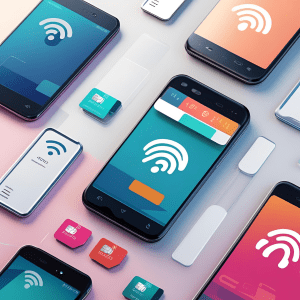 Modern MVNO billing software interface displaying real-time usage analytics, telecom revenue data, and mobile service dashboards.